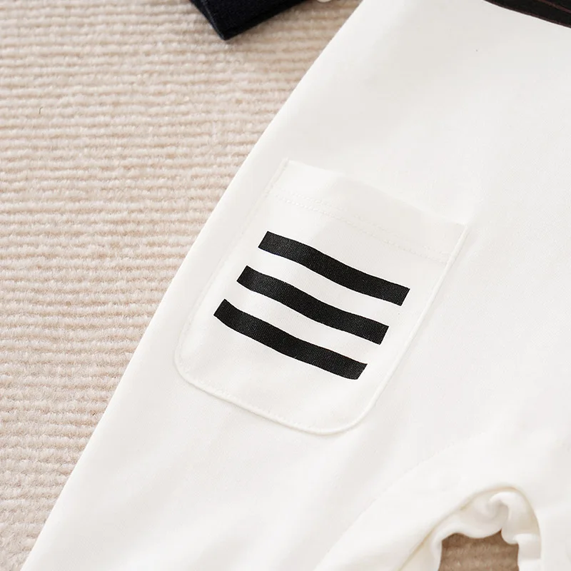 Manica lunga bambino neonato primavera autunno astronauta ragazzi vestiti stampati cartone animato 0-18 mesi pagliaccetto tuta bambino in cotone 4