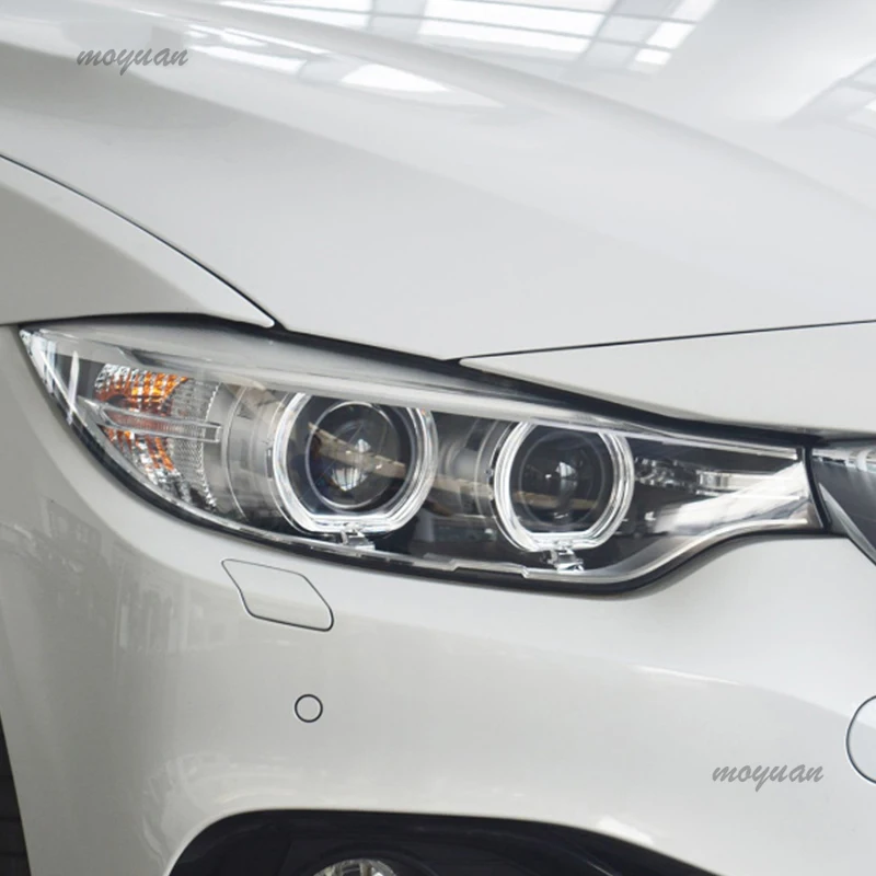 Auto Faro Tinta Nero Pellicola Protettiva Protezione Del Vinile Trasparente TPU Adesivo Accessori Per BMW Serie 4 F32 F33 F36 13-19 3