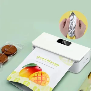 Mini sigillatrice per sacchetti di plastica Sigillatrice per sacchetti di calore Imballaggio alimentare Sigillatrice per sacchetti di plastica Sigillatrice per sacchetti con clip Sigillatrice termica ricaricabile portatile 1