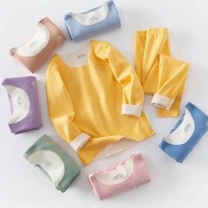 Inverno caldo pigiama set per ragazzi bambini pigiama termico bambino pigiameria vestiti autunnali per bambini da 2 a 15 anni 1