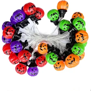 Luci a corda di zucca per Pasqua, Halloween, Decorazioni per la stanza di Natale Luci a corda RGB Lampade per interni Luci per decorazioni per esterni 1