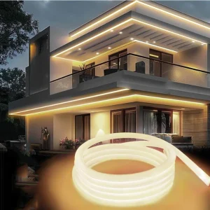 Illuminazione da giardino per esterni Striscia LED COB con interruttore Nastro LED al neon Spina americana 110 V, lampada da prato 220 V EU Plu per decorazioni natalizie di Halloween 1