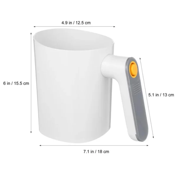 Setaccio per farina elettrico Filtro per shaker per polvere portatile per zucchero a velo Cottura di pasticceria Strumenti per setacciatura Setaccio per farina 3