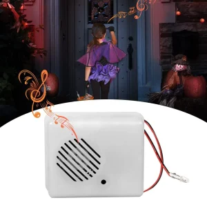 Sensore sonoro Halloween Scream Speaker Horror urlante Tricky puntelli ad attivazione vocale sensore sonoro spaventoso per la decorazione della festa 1