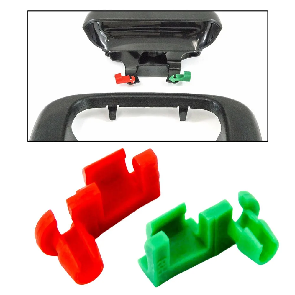 2 PCS Sinistra Destra di Plastica Portellone Maniglia Asta Clip 88981031 88981030 Per 1999-2007 Silverado Sierra Auto parti di ricambio 4
