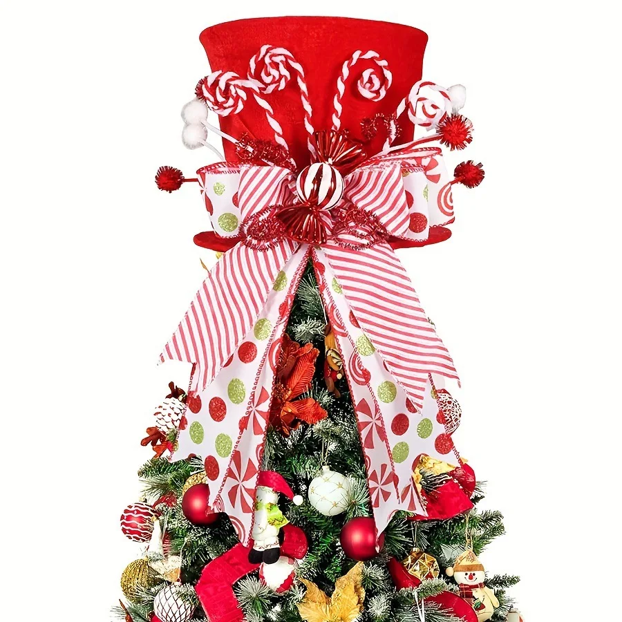 Decorazioni natalizie Set Ornamenti per l'albero di Natale Appesi Decorazioni per la casa Soggiorno Negozio Festa di Capodanno Cappello per le vacanze Dropshipping 1