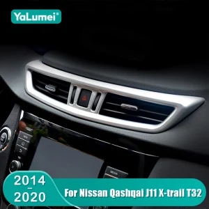 Per Nissan Qashqai J11 X-trail Xtrail T32 2014-2017 02018 2019 2020 Cruscotto Auto Aria Condizionata Presa di Sfiato Copertura Accessori 1
