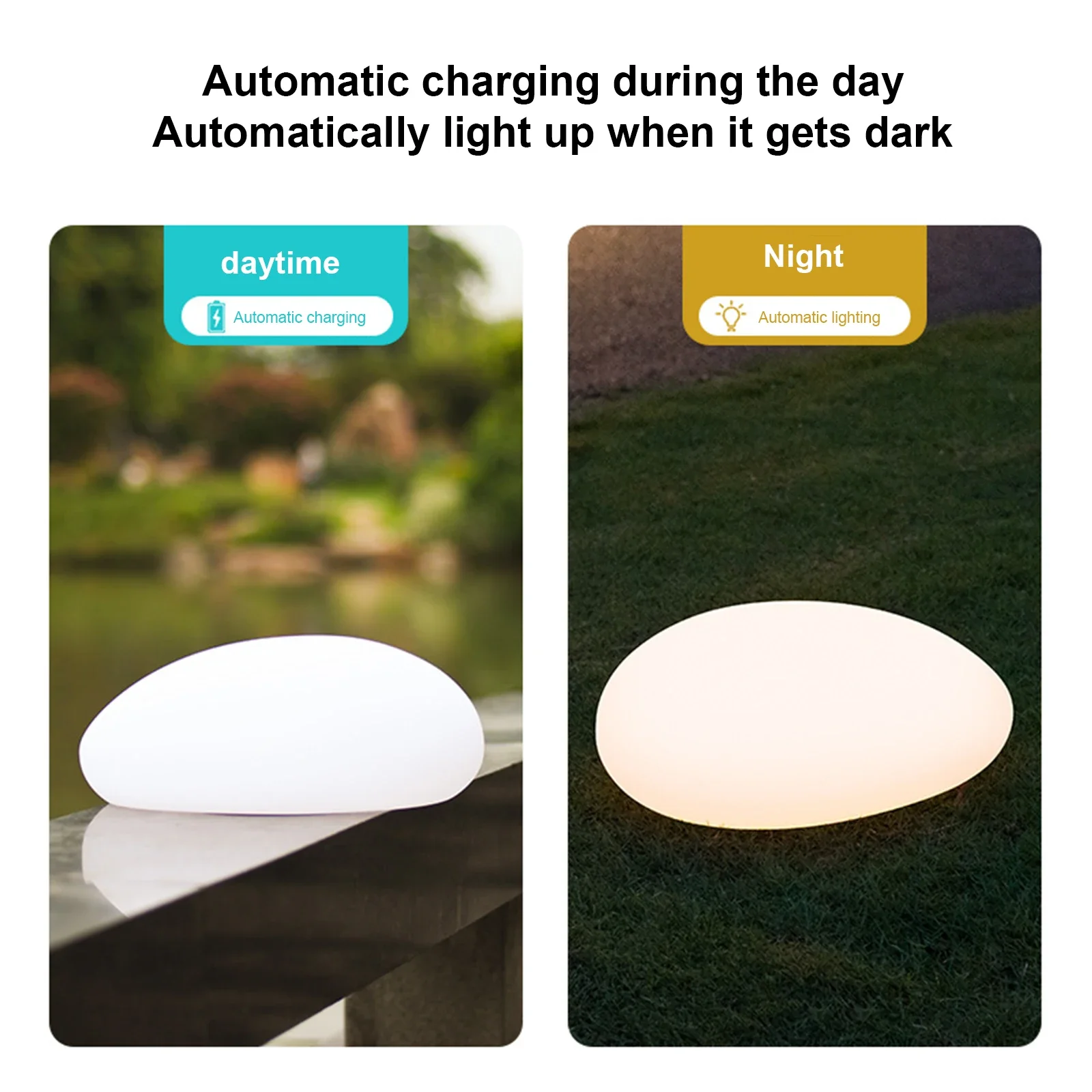 Lampada da giardino a LED solare da giardino 8 colori Lampada da giardino per esterni impermeabile per patio Prato Luci da giardino a sfera a LED Lampada da giardino per esterni 4