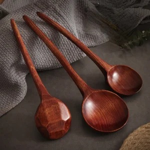Cucchiaio da zuppa grande in legno creativo Manico lungo Cucchiaio da mangiare in legno a forma di tartaruga Cucchiaio da zuppa per noodle per ristorante domestico 1