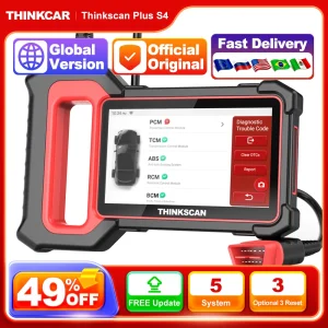 THINKCAR THINKSCAN PLUS S4 S7 ABS SRS ECM System strumenti diagnostici per Auto OBD2 Scanner automatico lettore codificatore di codici OBD 2 aggiornamento gratuito 1