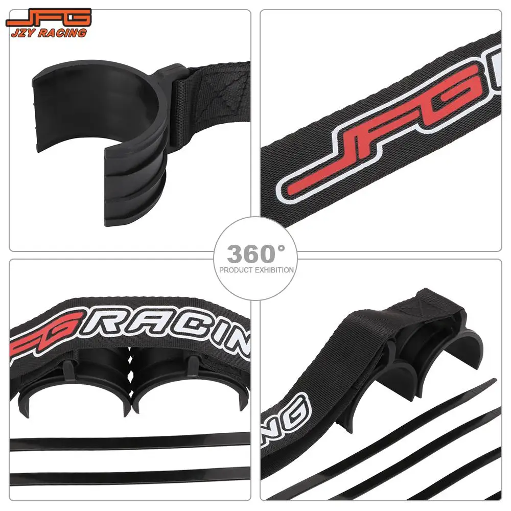 JFG Racing Anteriore Posteriore Cinghia di Salvataggio Pull Sling Guinzagli Per KTM 250 350 400 450 500 XCF XCW XCFW SXF EXCF EXC SMR Moto 6