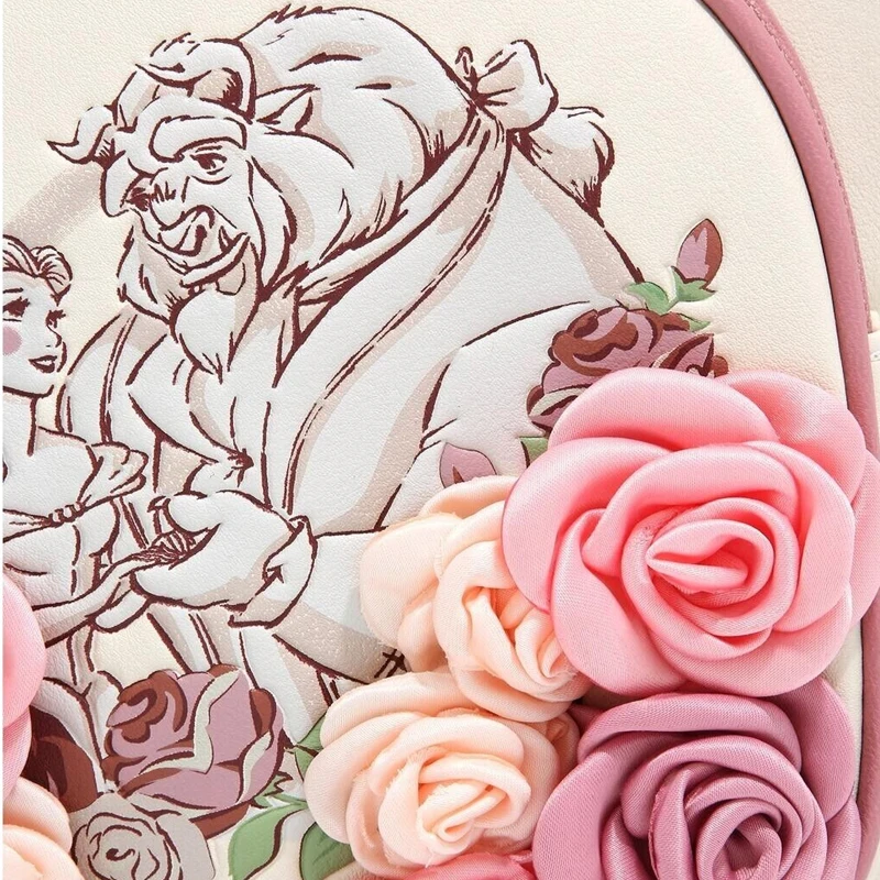 Loungefly La Bella e la Bestia Serie Principessa Cogsworth Chip Lumiere Mini borsa zaino cosplay 3