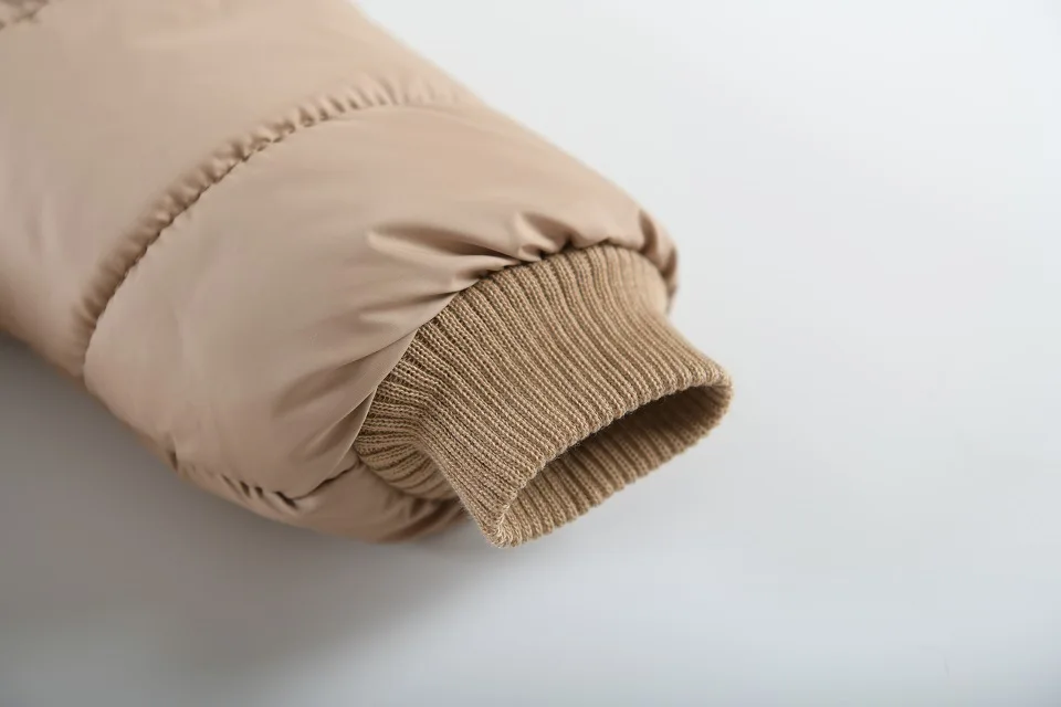 2025 Cappotto antivento con cappuccio Capispalla invernale per ragazze Cappotto in cotone spesso per bambini Ragazze per bambini Giacca calda con perle Colletto in peluche Outdorr 6