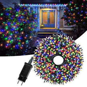 Luci esterne a LED per le vacanze con spina UE/USA Lucine per matrimoni per feste Capodanno Decorazione domestica Illuminazione Luces Navidad 10M-50M 1