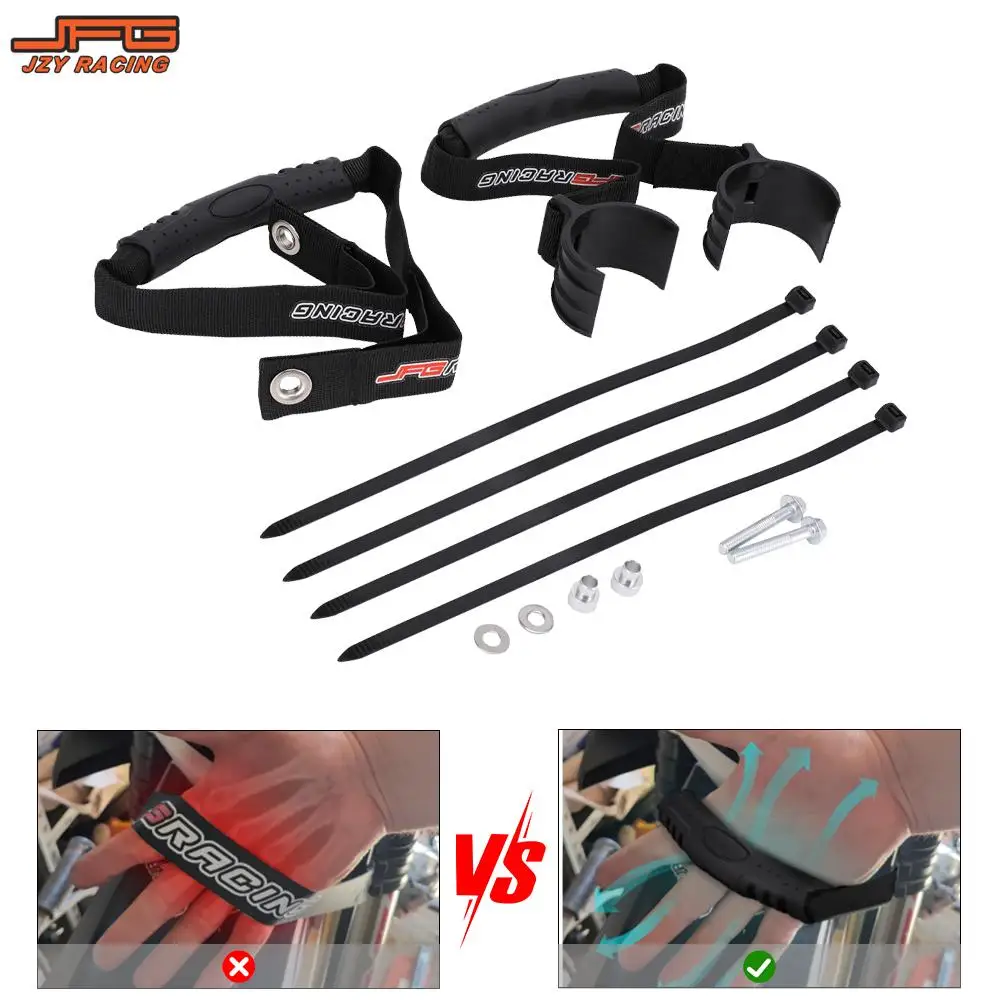 JFG Racing Anteriore Posteriore Cinghia di Salvataggio Pull Sling Guinzagli Per KTM 250 350 400 450 500 XCF XCW XCFW SXF EXCF EXC SMR Moto 3
