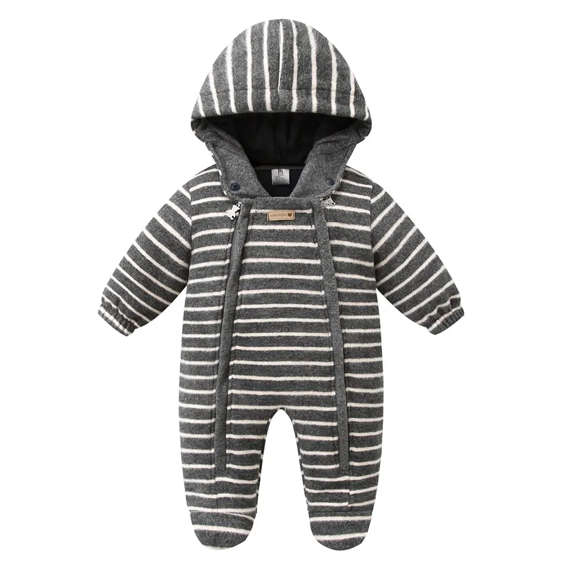 AYNIGIELL Tuta da bambino autunno e inverno Tuta da bambino in materiale Mao Ni 0-18 mesi abbigliamento da esterno per neonato 3