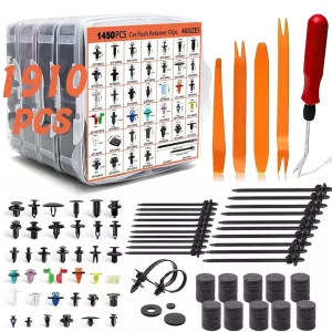 Clip di fissaggio per auto Clip di fissaggio per paraurti automatico Kit di clip di fissaggio Clip per pannello di rivestimento automatico per riparazione rimozione rivetti paraurti carrozzeria auto 1