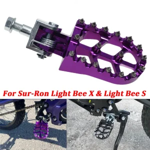 Bici elettrica CNC Pedane Resto Pedane Pedane Staffa Per Sur-Ron Sur Ron Surron Light Bee X & S Parti Motocross Elettrico 1