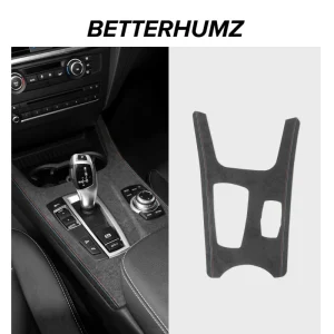 Per BMW X3 F25 X4 F26 Realizzato in Alcantara Interni Auto Console Centrale Gear Shifter Pannello Cornice Prestazioni Adesivo Accessorio 1