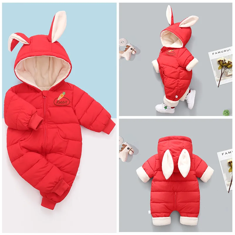 Nuova primavera inverno generale per bambini neonato addensato vestiti per bambini mantello con cappuccio cartone animato cappotto per bambini ragazzi ragazze tuta pagliaccetto 3
