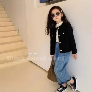 Ragazze primavera autunno abbigliamento Cardigan giacche elegante ragazza bambini compleanno principessa giacca Trench ragazze Overwear 1