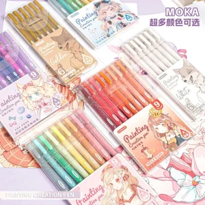 102/9 colori Morandi penna gel colorata studente nota pennarello notebook pittura graffiti penna colorata cancelleria materiale scolastico per ufficio 1