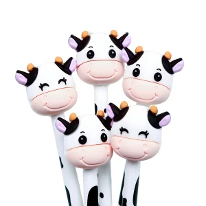 Animale del fumetto retrattile Fare clic su penna a inchiostro gel Penne per scrittura giapponese Divertente scuola carina Kawaii Ragazza Bambini Elegante cancelleria fantasia 1