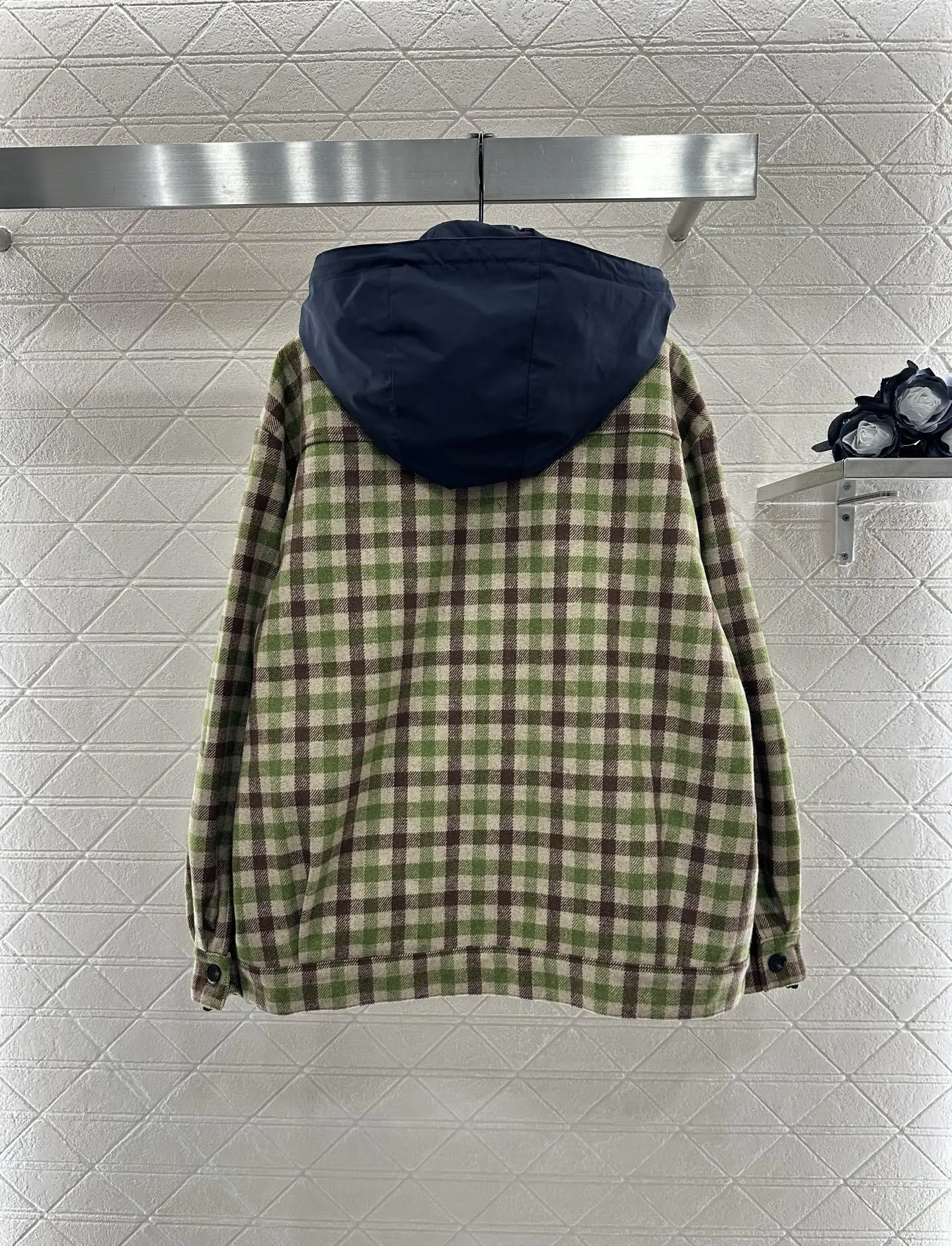 Abbigliamento da donna di fascia alta 25 giacca cardigan con cappuccio staccabile in stile college francese autunno e inverno 3