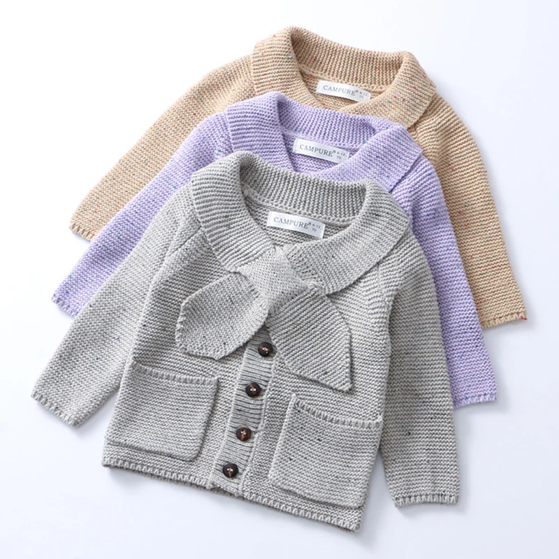 1-6 anni bambini maglia maglione colorato giacca cardigan per ragazze maglione bambino neonato maglieria primavera autunno cotone abbigliamento per bambini 6