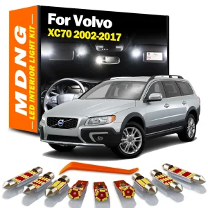 MDNG Canbus Per Volvo XC70 2002-2010 2011 2012 2013 2014 2016 2017 Auto Bagagli Lampadine LED Interni Mappa Cupola Luce Kit Accessori 1