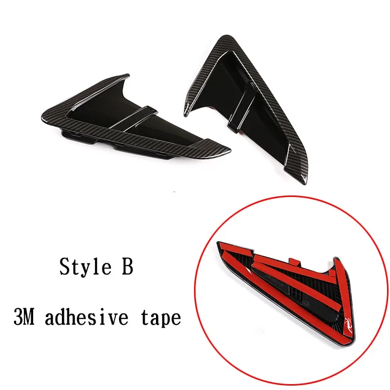 Per BMW X3 G01 X4 G02 2018-2021 ABS Auto In Fibra di Carbonio Parafango Anteriore Lato Shark Gill Lato Uscita Aria Copertura Trim Accessori Auto 5