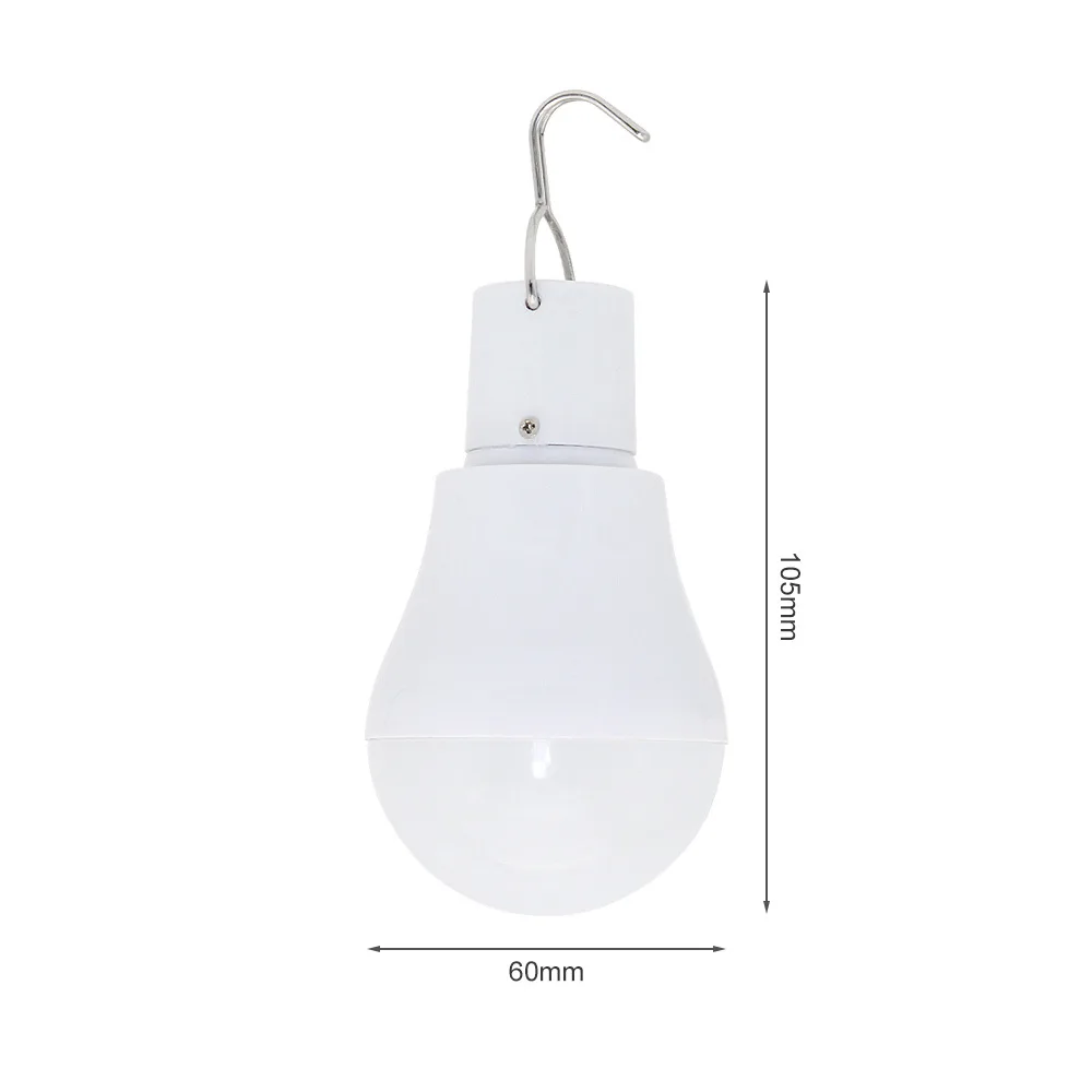 New Utile Risparmio Energetico USB 5W Portatile luce di campeggio Led di Carica Della Luce di Lampadina Carica Lampada A Energia Solare Lampade Escursione E Campeggio 2