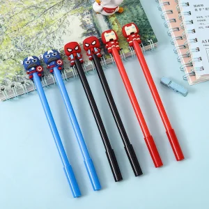 12/60 pezzi all'ingrosso creativi penne gel per lo styling in gomma morbida per studenti esami ufficio firma penna regalo di cancelleria 1