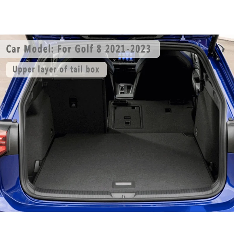 Tappetini per bagagliaio di un'auto per VW Volkswagen Golf 8 MK8 2023 2022 2021 Cargo Liner Accessori per interni auto Veicoli di ricambio impermeabili 2