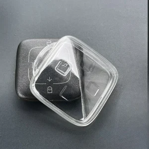 Custodia protettiva per chiave morbida per telecomando per auto in TPU per ZEEKR 001 007GT 7x 007 X 009 X Accessori per supporto trasparente per carta 1