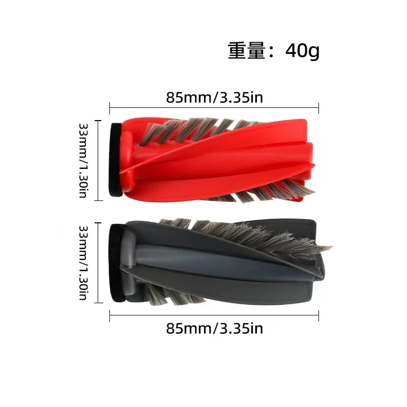Adatto per (Roborock Qrevo Edge / EdgeC / Edge S5A / 5V1 / Curv) Parti per aspirapolvere Rullo principale Spazzola laterale Filtro Hepa Sacchetto per la polvere in tessuto 6
