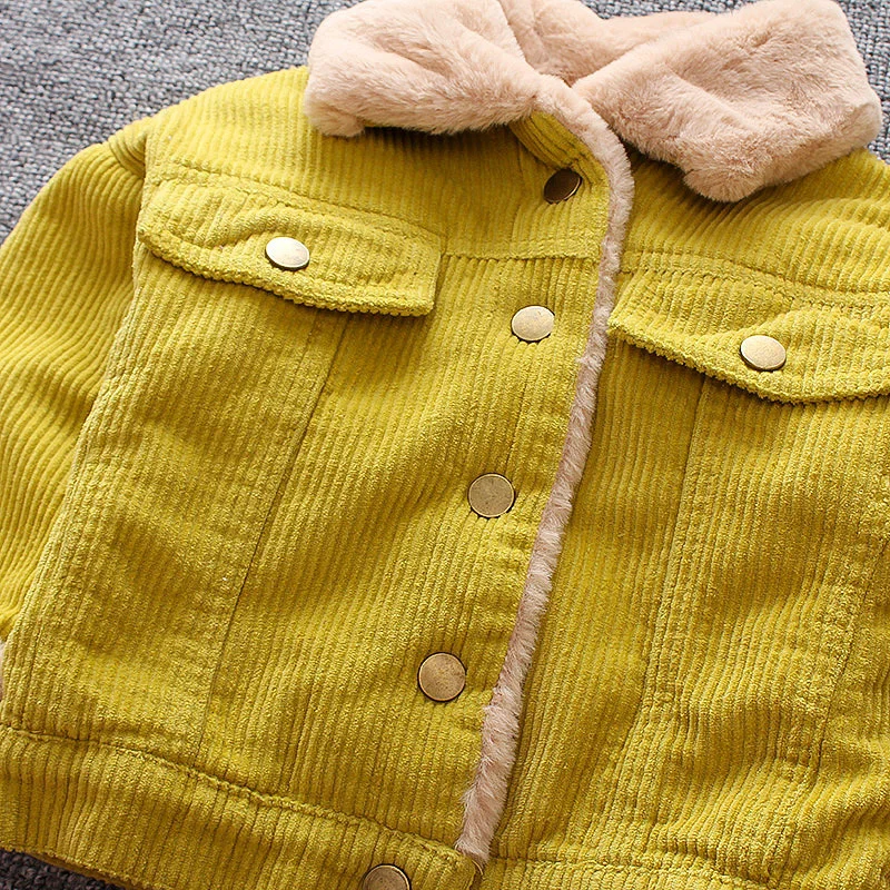 Nuova moda invernale vestiti per neonate bambini ragazzi addensare giacca calda cappotto per bambini bambino casual costume in cotone abbigliamento sportivo infantile 4