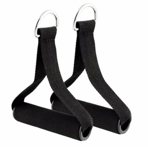 Impugnature in schiuma Extra larghe manico da palestra per Yoga Fitness Crossfit sollevamento tirando allenamento accessori per funi con anello a D per impieghi gravosi 1