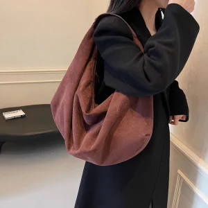Semplice borsa a tracolla da donna, popolare borsa di grande capacità, borsa da viaggio multifunzionale quotidiana classica e suggestiva. 1
