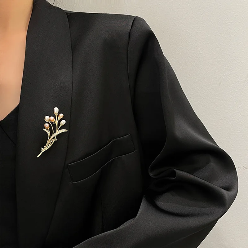 100% perla d'acqua dolce naturale 14K oro riempito fiore alla moda spilla da donna gioielli per le donne tutti gli accessori abbinati 2