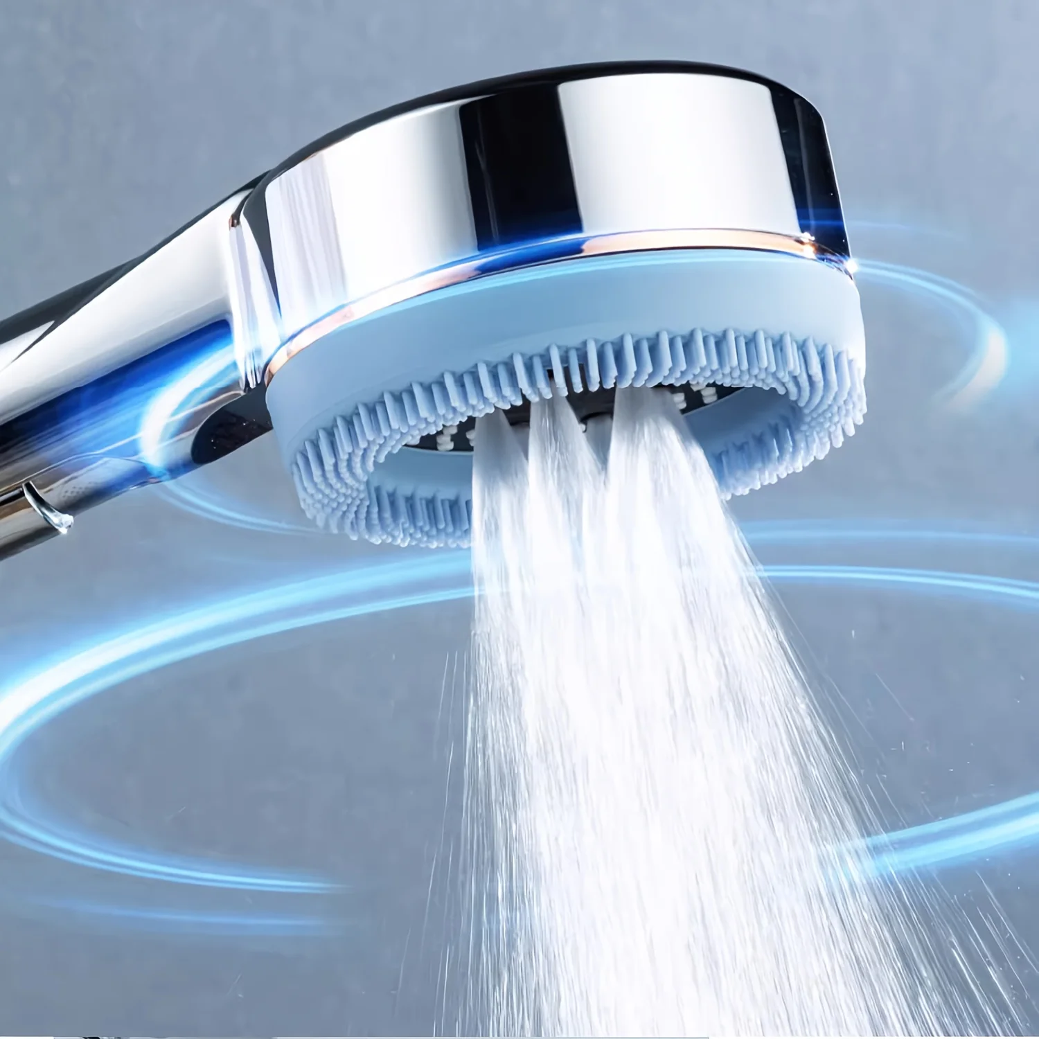 Soffione doccia ad alta pressione a 4 modalità Soffione doccia con massaggio ad acqua pressurizzato con filtro Miscelatore doccia portatile Accessori per il bagno 1
