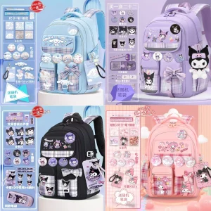 Zaino Kulomi di grande capacità Cute Anime Cartnoon Figure Periferia Melody Studenti Zaino per cancelleria per il ritorno a scuola Regalo 1