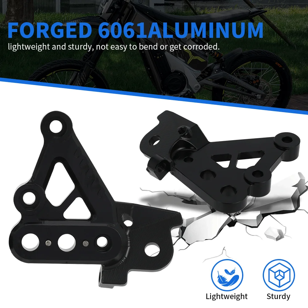 Destra Sinistra Pedane Staffa di Estensione CNC Moto Accessori Per Talaria Sting MX3 TALARIA STING MX4 Elettrico Dirt Bike 5