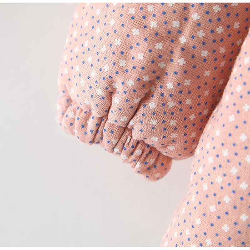 2023 neonata vestiti floreale con cappuccio giacca imbottita in cotone capispalla per 1 anno bambino compleanno abbigliamento ragazze abiti cappotto 4