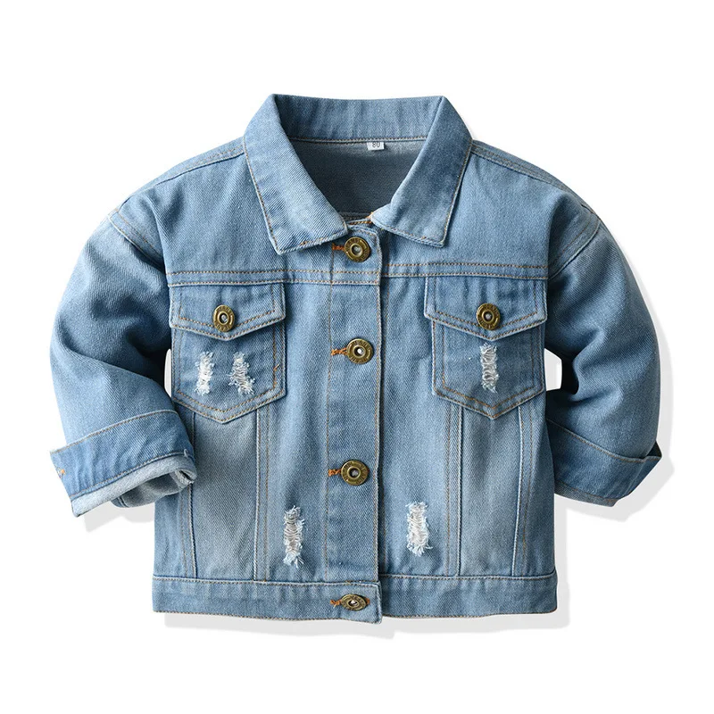 Giacca di jeans personalizzata per bambini Capispalla Cappotti con toppe Nome personalizzato Giacca di jeans Regalo ideale per baby shower o compleanni 2
