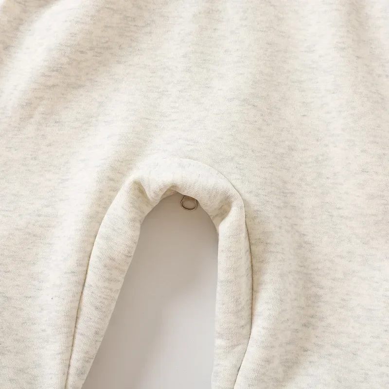 2024 Autunno Inverno Pagliaccetti per bambini Fodera spessa Tute per ragazzi Fodera in pelliccia Vestiti per bambini Vestito per ragazzi 6