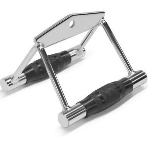 Accessori da palestra Fitness LAT Pull Down e impugnatura a D per canottaggio via cavo, sollevamento pesi, allenamento per bicipiti e tricipiti 1