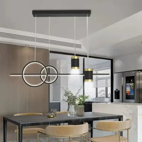 Lampada da soffitto a LED quadrata dal nuovo design moderno per soggiorno, sala da pranzo, cucina, tavolo alimentare, camera da letto, studio, decorazioni per la casa, illuminazione per interni 4