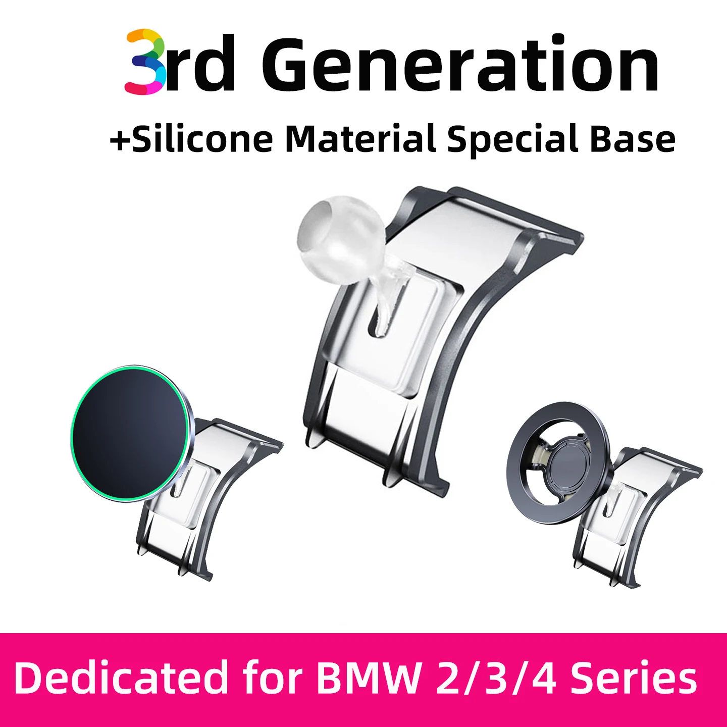 2020-2025 Per BMW 2 3 4 Serie G20 G22 G26 Magnetico Z4 Supporto Del Telefono Per Auto Caricatore Senza Fili Gravity GPS Del Basamento accessori interni 1