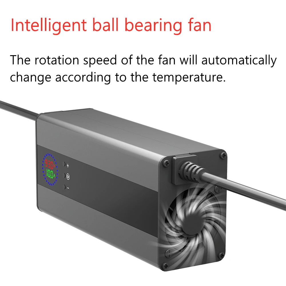 10A 15A 24V 48V 58.4V 72V 60V 67.2V 84V Li-Ion Lifepo4 Caricabatteria al litio Curren Regolabile 13S Carica 8S 16S 20S 24S parti 5